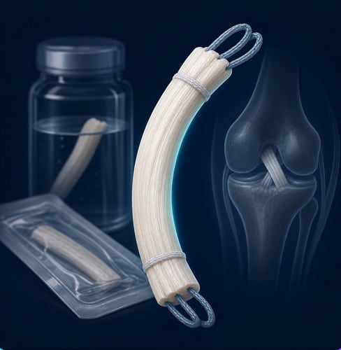 Donor tissue ACL graft