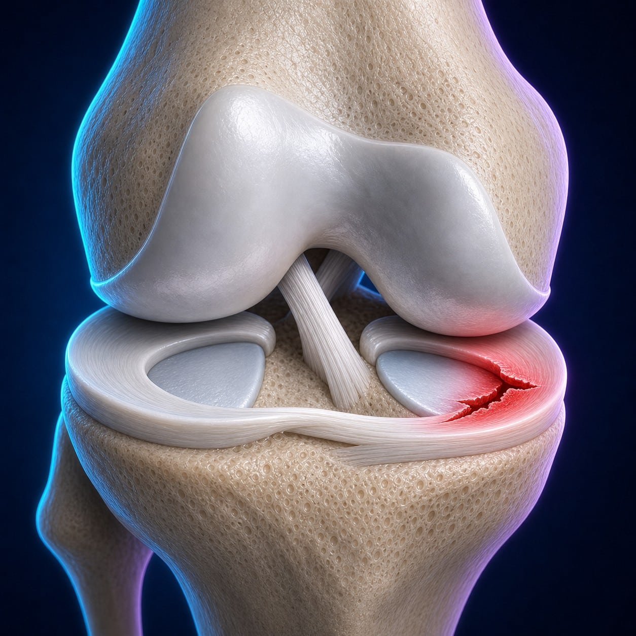 Meniscus tears and preservation